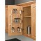 Rev-A-Shelf Maple Wood; Steel, Natural Maple, 10.5 in W, 21.25 in H, 3.13 in D 4SR-15 - alternate 2